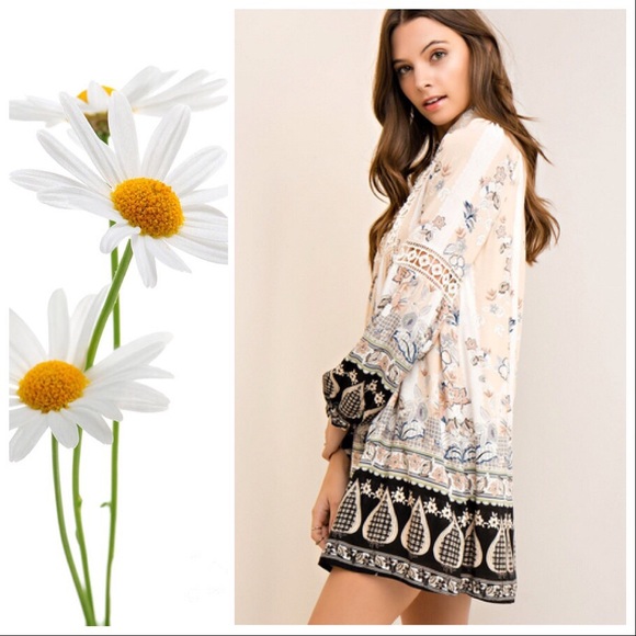 Entro Kayleigh Multi Print Tunic Dress - Picture 4 of 8